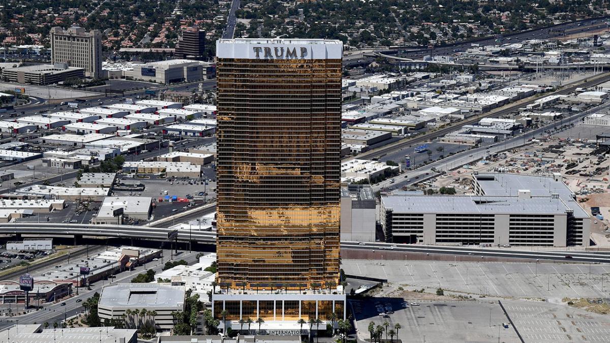 The Trump hotel in Las Vegas